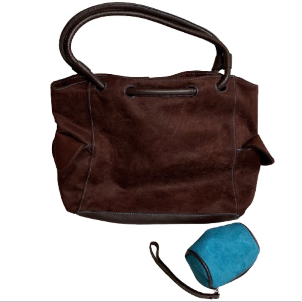 NWOT Estée Lauder VSCO Hobo Bag Faux Suede
